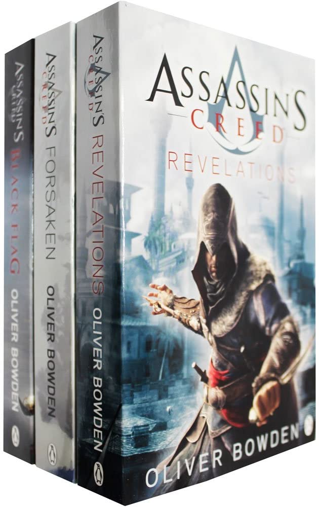 Assassin's Creed Books 4-6 by Oliver Bowden - Revelations, Forsaken, Black Flag - 3 Books Collection Set - Paperback
