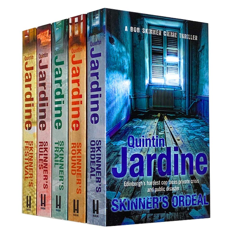 Bob Skinner Series 5 Books Collection Set by Quintin Jardine - Paperback crime fiction set including Skinner's Rules, Skinner's Festival, Skinner's Trail, Skinner's Round and Skinner's Ordeal