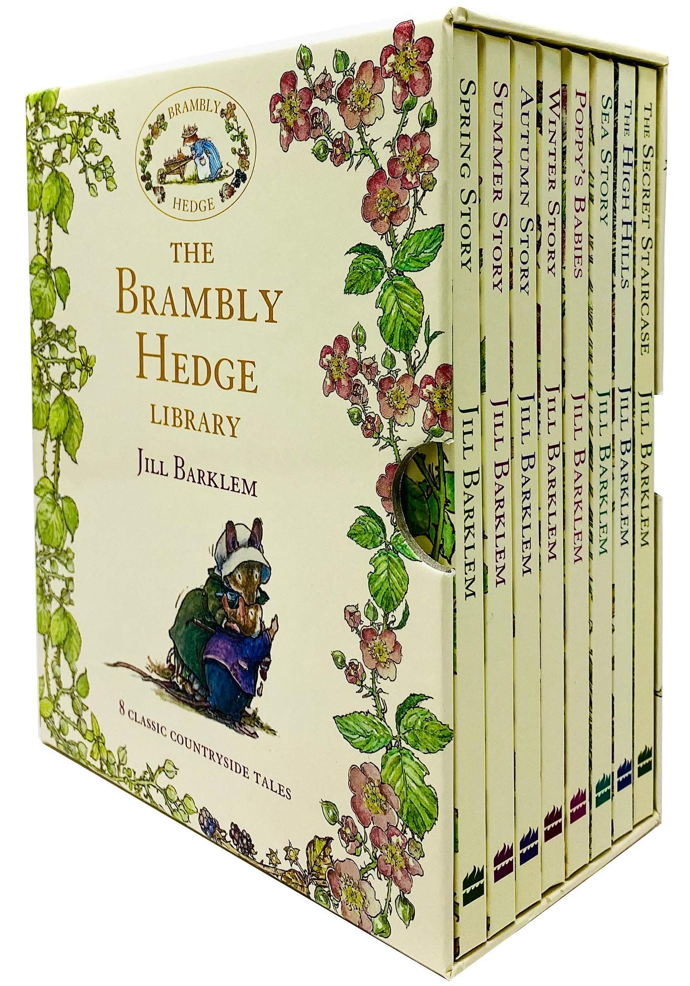 The Brambly Hedge Library 8 Books Collection by Jill Barklem - Hardback edition featuring Autumn Story, Spring Story, Summer Story and more, ages 3-6