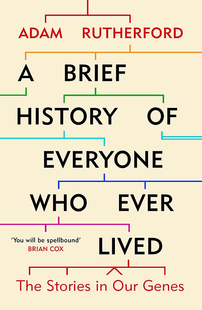 A Brief History of Everyone Who Ever Lived by Adam Rutherford - Paperback cover