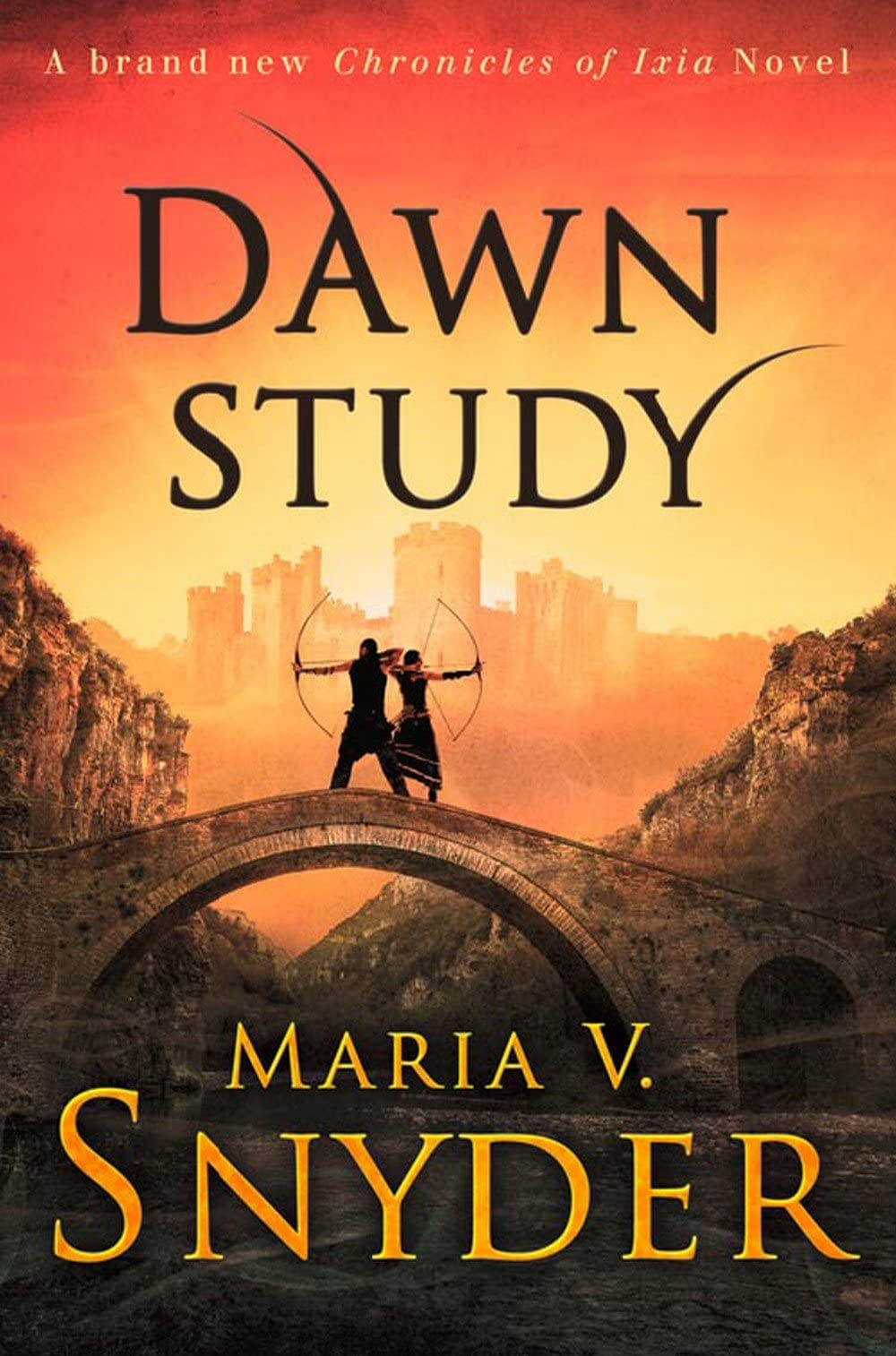 Fire Study paperback cover from The Chronicles of Ixia series by Maria V. Snyder
