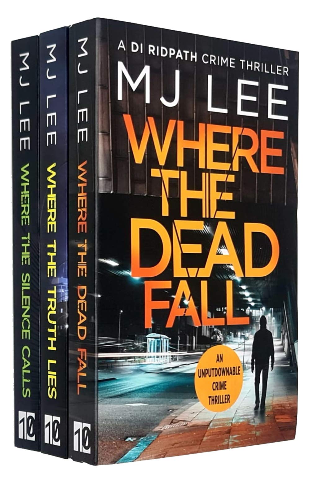 DI Ridpath Series 3 Books Collection Set by M J Lee - Where The Truth Lies, Where The Dead Fall, Where the Silence Calls - Paperback Crime Thriller