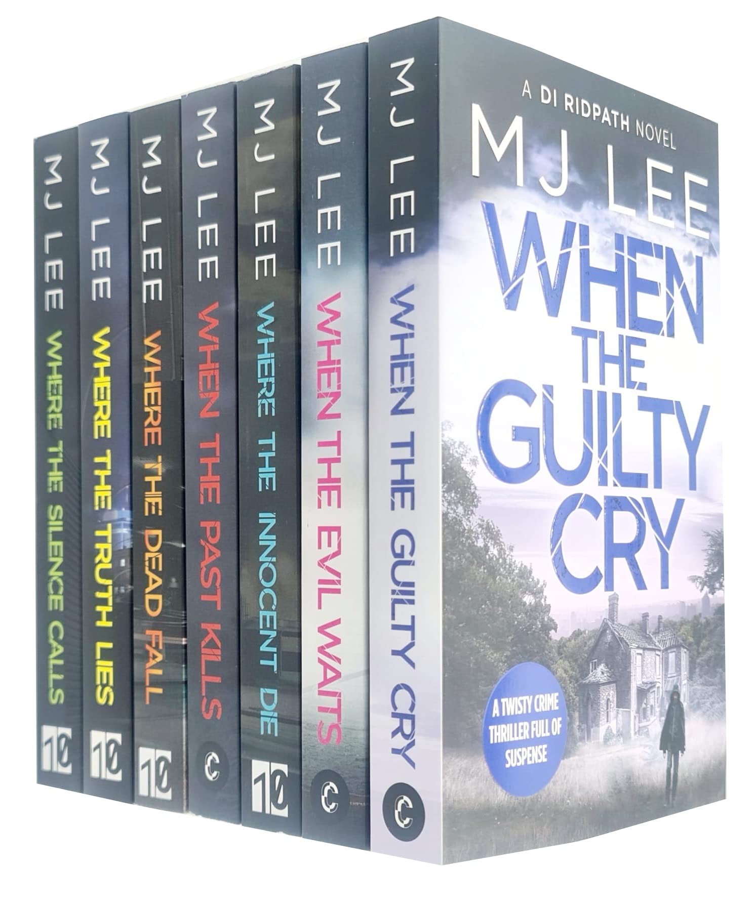 DI Ridpath Series by M J Lee 7 Books Collection Set including When the Guilty Cry and When the Past Kills - Paperback Crime Thriller