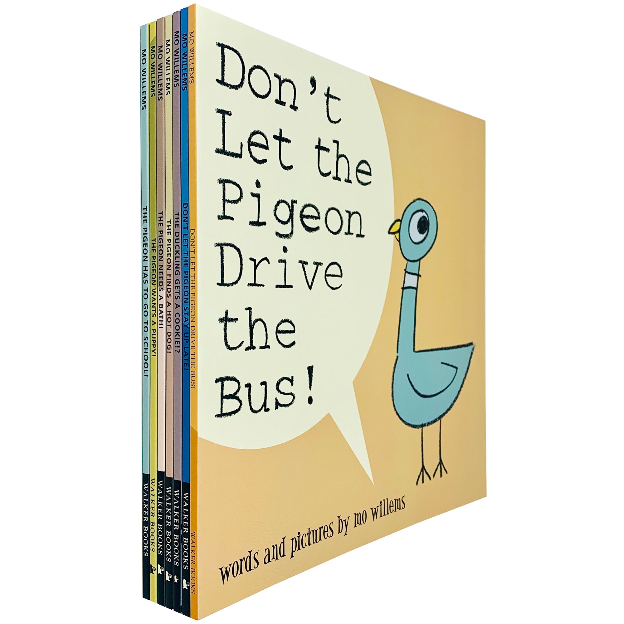 Don't Let the Pigeon Series 7 Books Collection Set by Mo Willems - Paperback - Ages 3-7