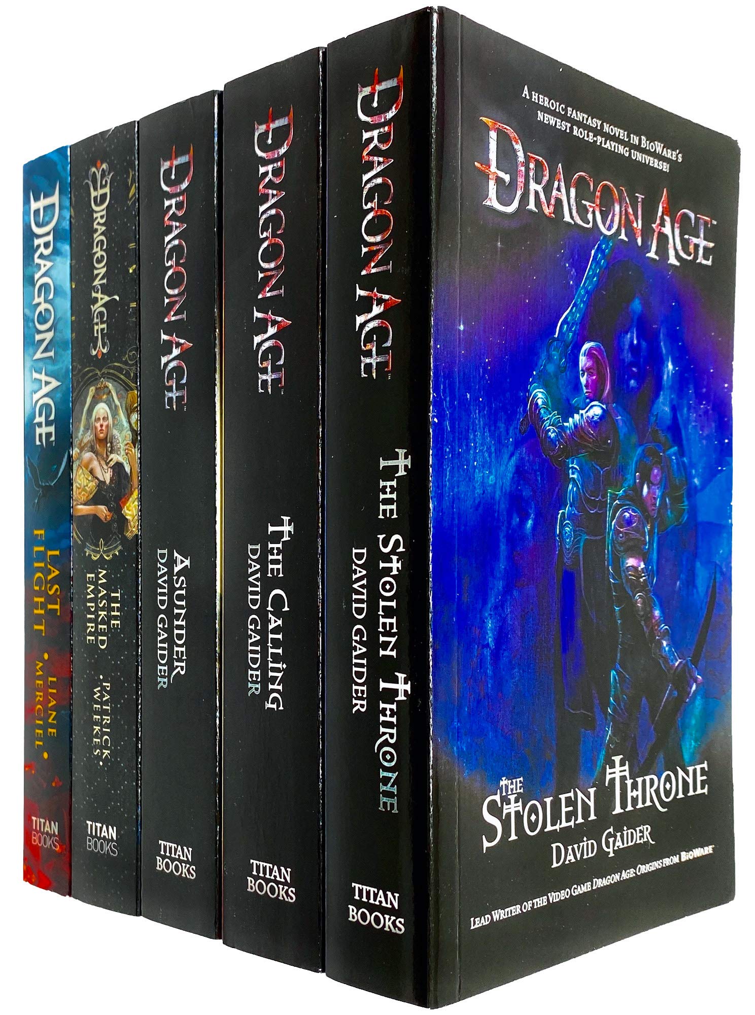 Dragon Age 5 Books Collection Set - Stolen Throne, Calling, Asunder, Masked Empire, Last Flight - Paperback