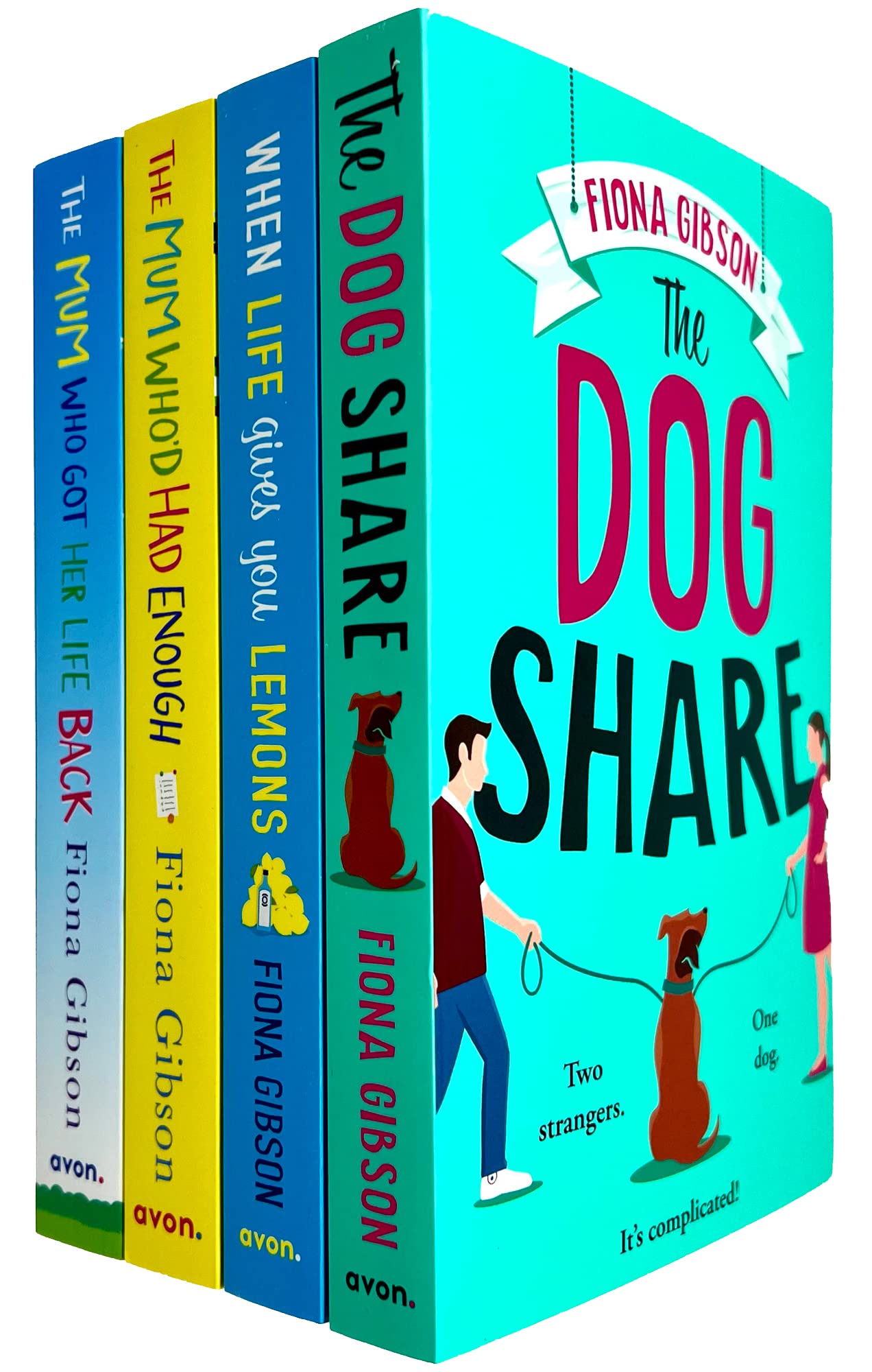 Fiona Gibson 4 Books Collection Set - The Dog Share, When Life Gives You Lemons, The Mum Who'd Had Enough & The Mum Who Got Her Life Back - Paperback Fiction