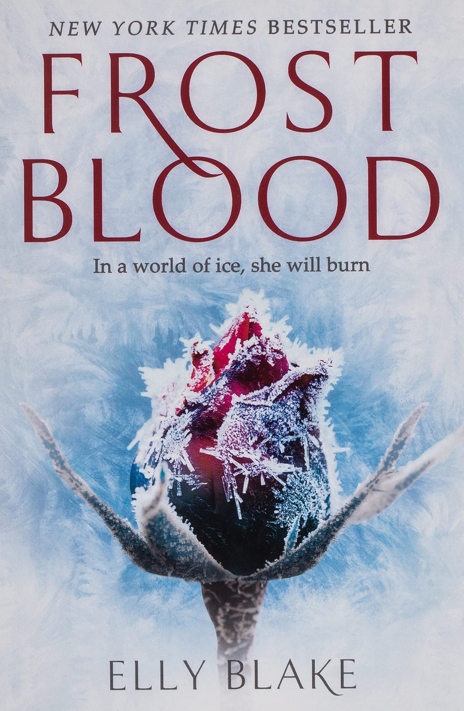 Frostblood Saga by Elly Blake paperback collection set covers - Frostblood, Fireblood, Nightblood - YA fantasy ages 12-16