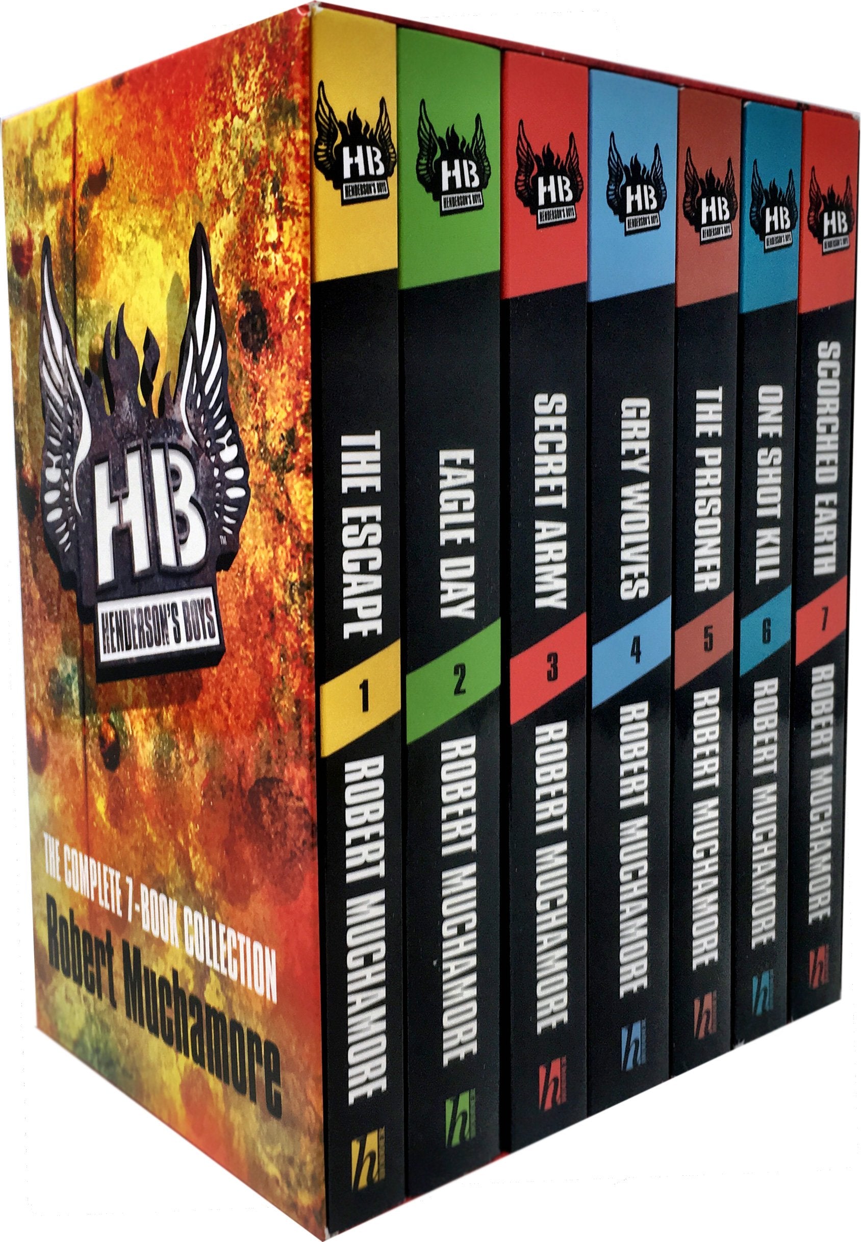 Henderson's Boys 7 Books Collection Set by Robert Muchamore - Paperback WWII Spy Series for Ages 9-14