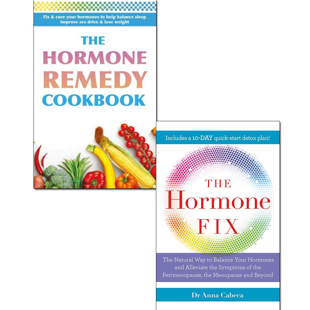 The Hormone Fix & The Hormone Remedy Cookbook by Anna Cabeca - 2 Books Collection Set - Paperback