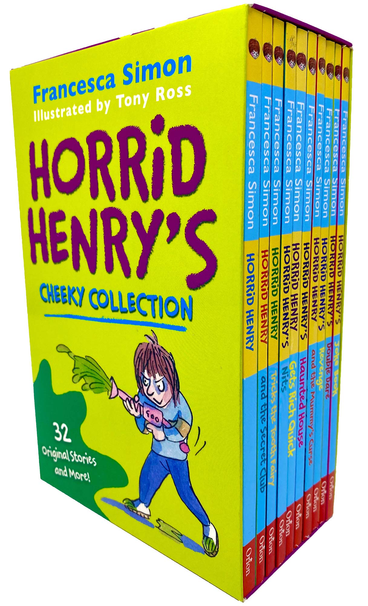 Horrid Henry's Cheeky Collection 10 Books Box Set by Francesca Simon - Paperback - Ages 7-9