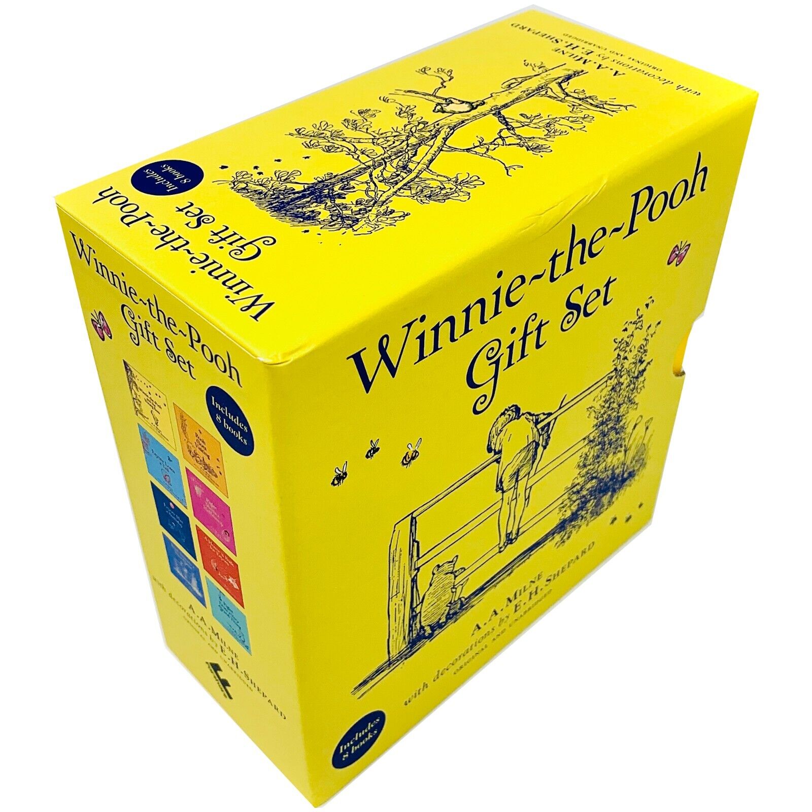Winnie The Pooh Gift Set by A.A.Milne 8 Books Box Set Hardcover - Lets Buy Books