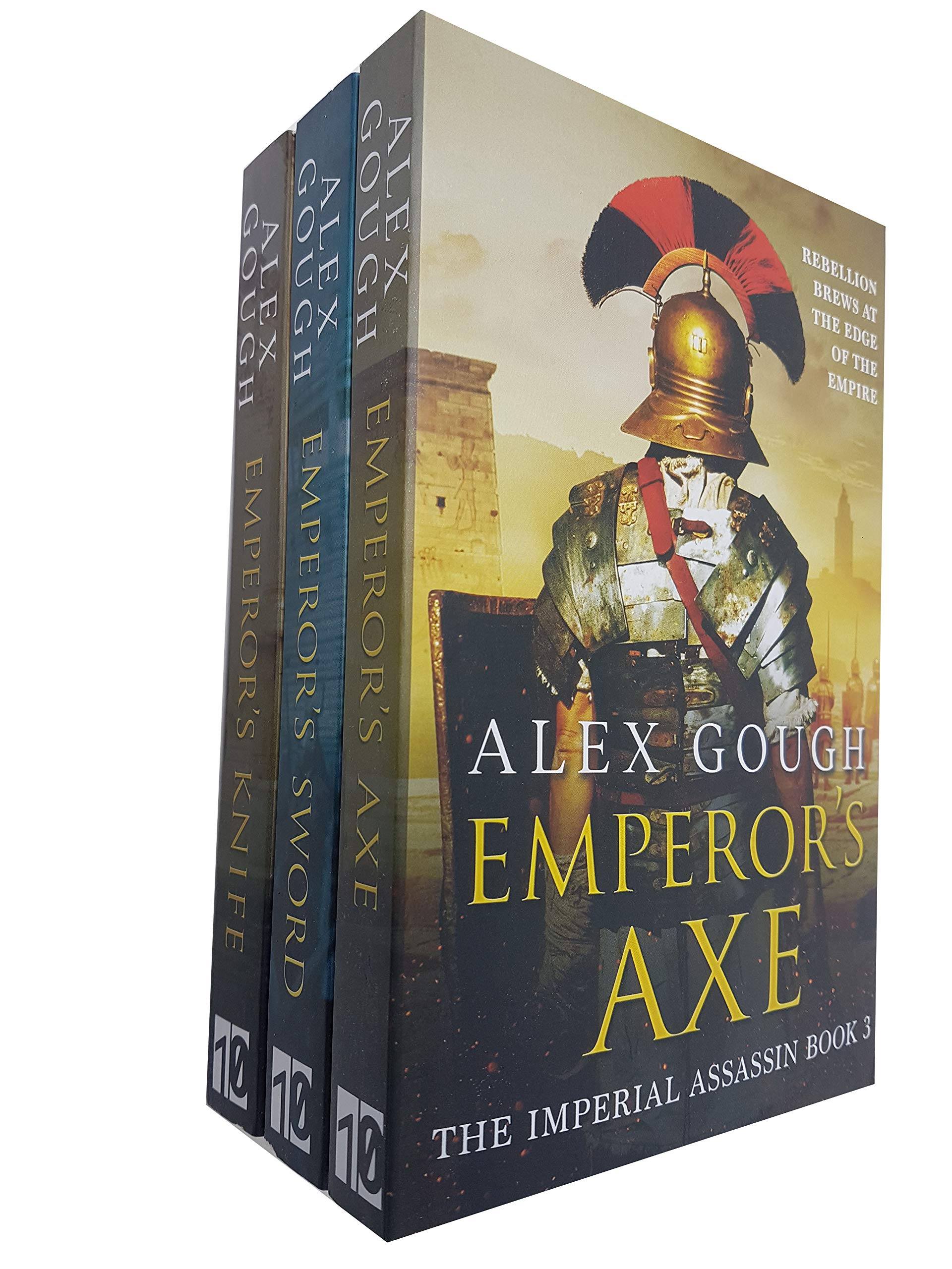 Imperial Assassin Series by Alex Gough - 3 Books Collection Set (Emperor's Sword, Emperor's Knife, Emperor's Axe) - Paperback