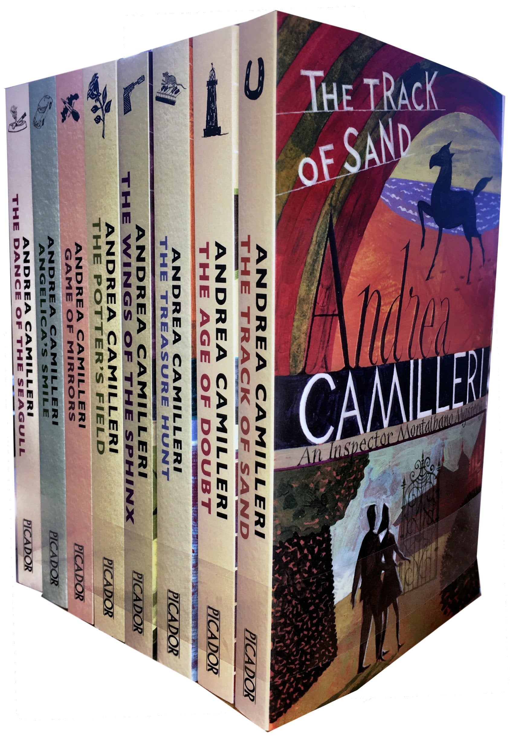 Inspector Montalbano Mysteries by Andrea Camilleri 8 Books Collection Set (Books 11-18) - Adult Crime Fiction Paperback