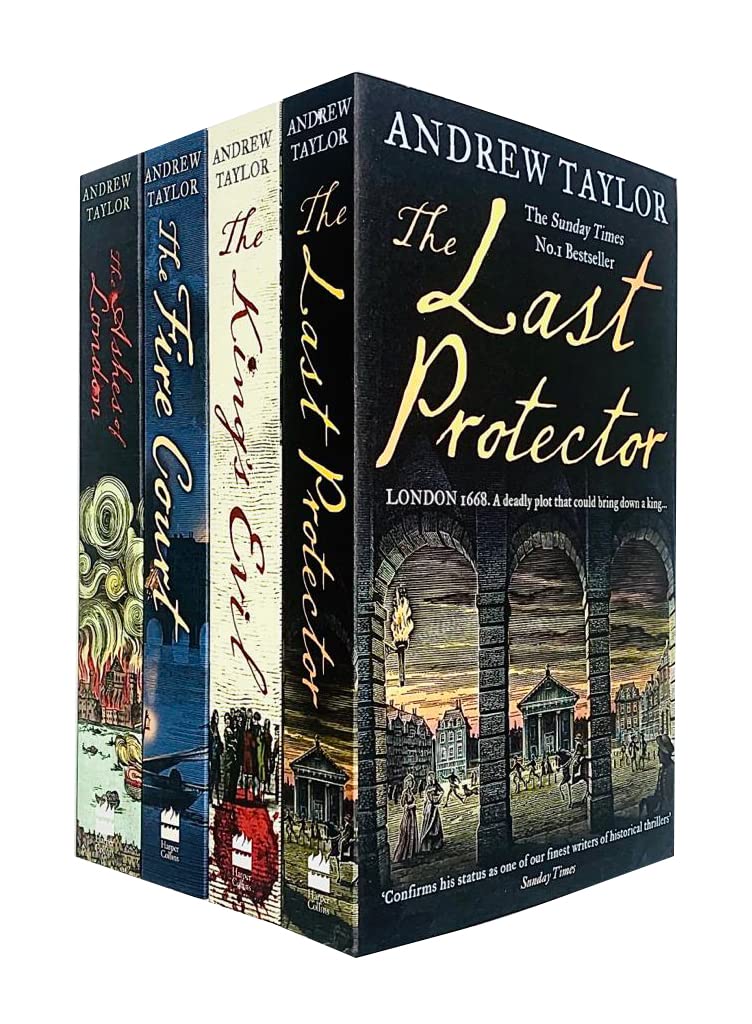 James Marwood & Cat Lovett Series 4 Books Collection Set by Andrew Taylor - Paperback Historical Crime Fiction