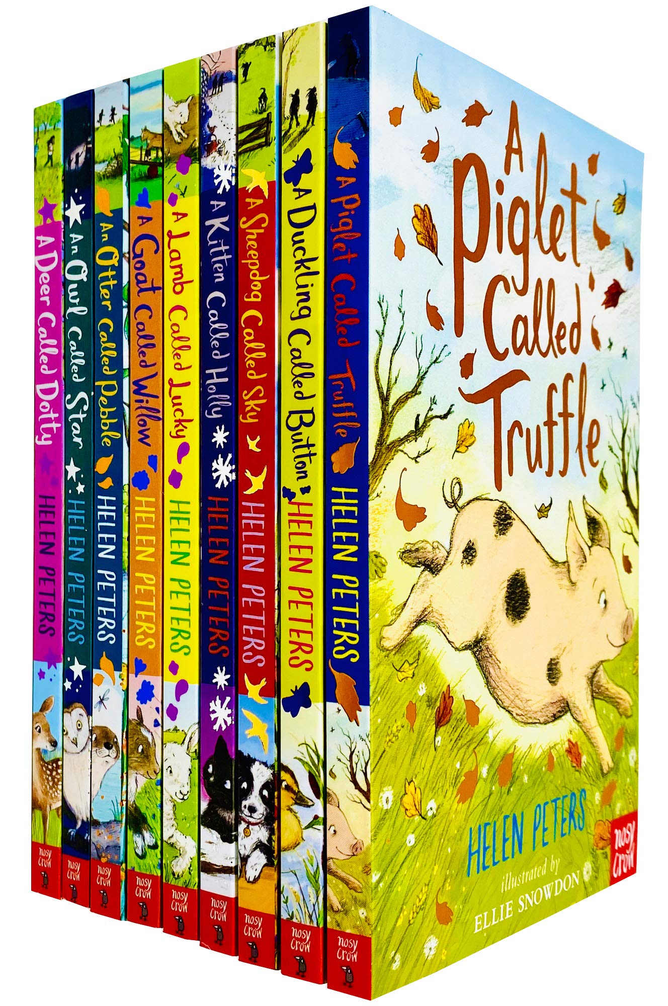 Jasmine Green Series 9 Books Collection Set by Helen Peters - A Deer Called Dotty paperback cover, ages 7-9 farm animal stories