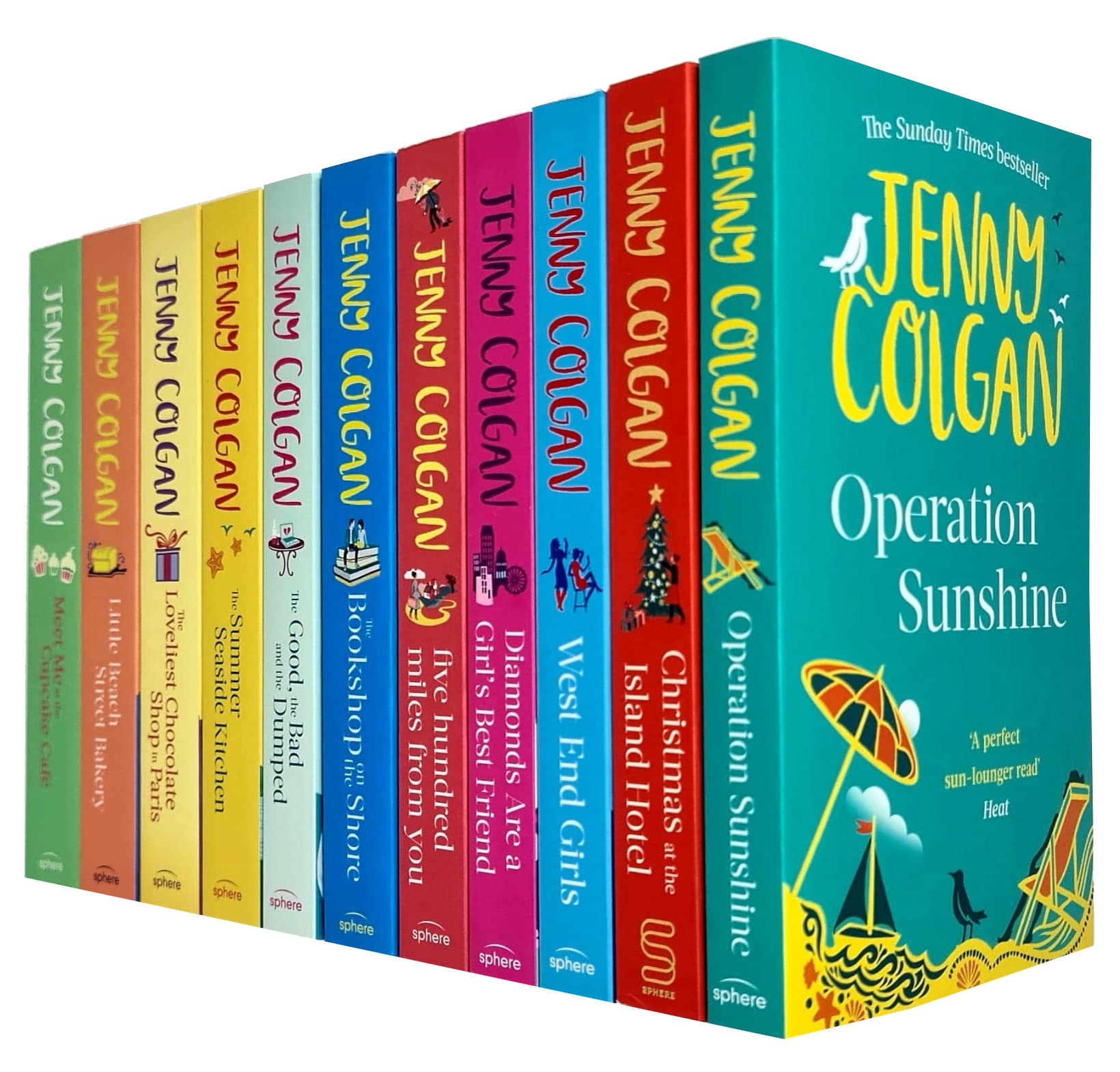 Jenny Colgan 11 Books Collection Set paperback fiction, including Operation Sunshine and Christmas at the Island Hotel