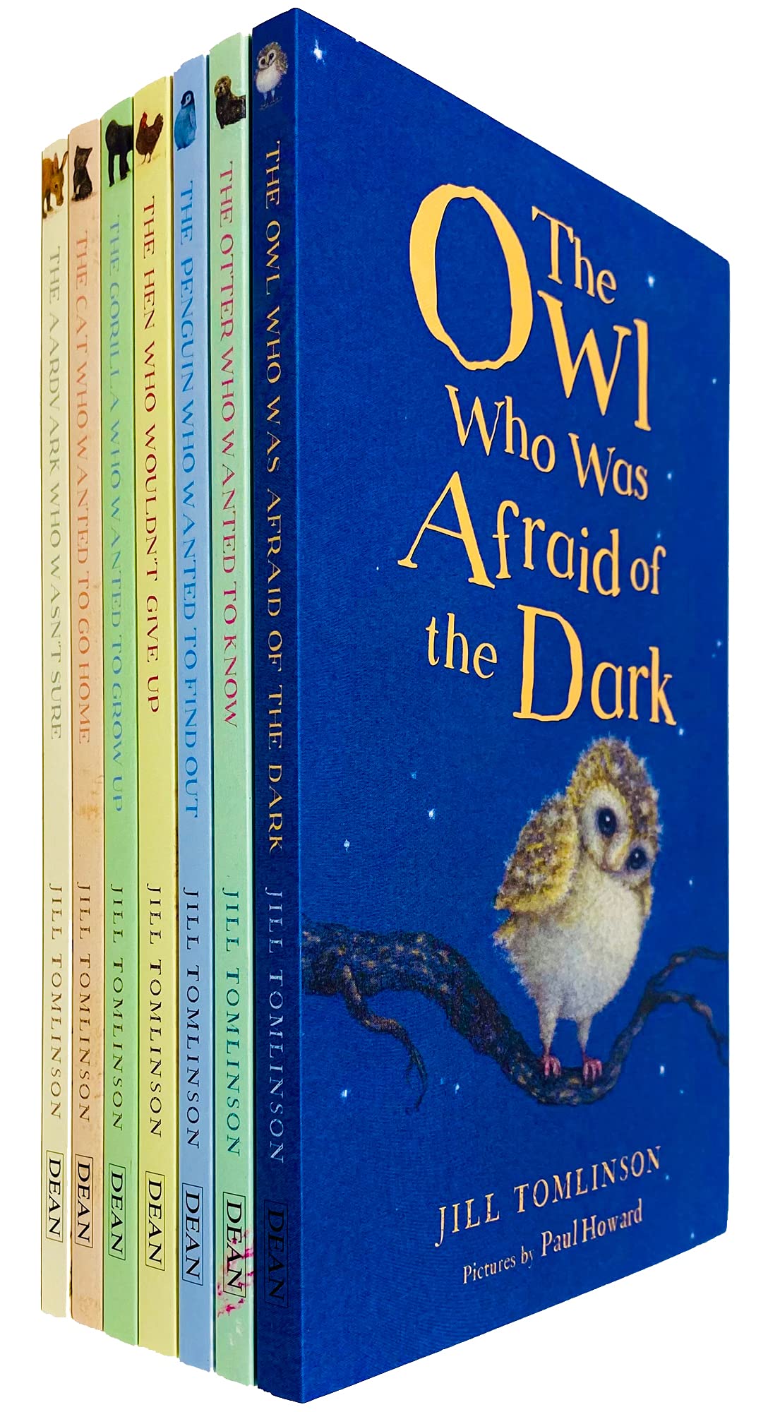 Jill Tomlinson's Favourite Animal Tales 7 Books Collection Set paperback for ages 5-7, including The Owl Who Was Afraid of the Dark