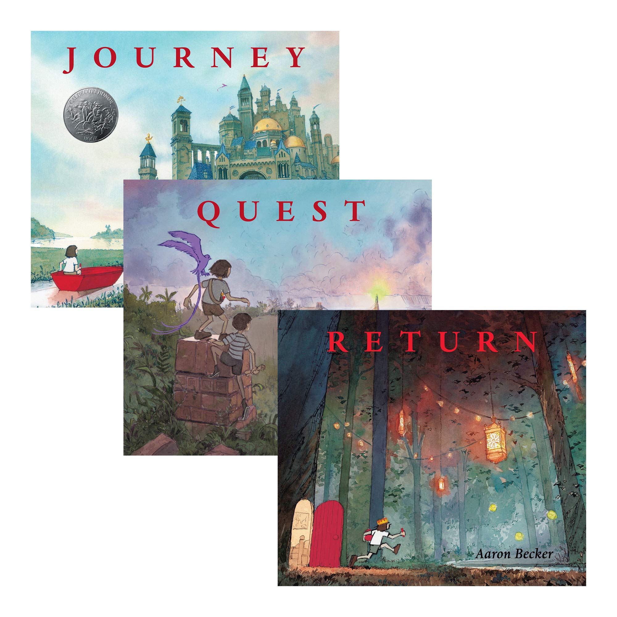 Journey Trilogy 3 Books Collection Set by Aaron Becker - Journey, Quest & Return - Paperback Ages 5-7