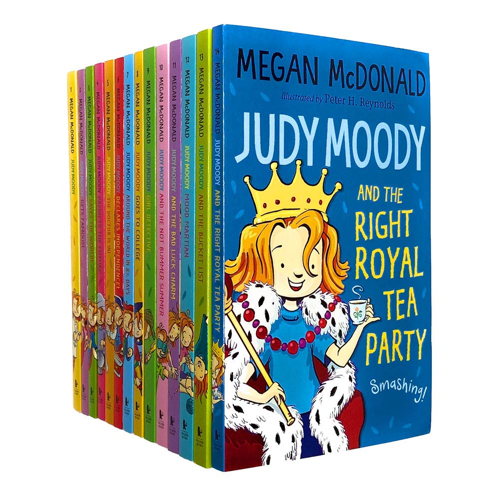 Judy Moody 14 Book Collection Set by Megan McDonald - paperback slipcase, ages 6-9
