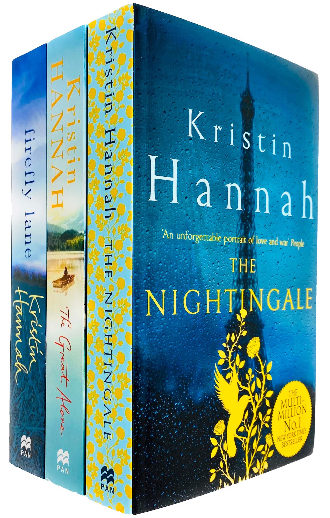 Kristin Hannah 3 Books Collection Set - The Nightingale, The Great Alone & Firefly Lane - Fiction Paperback Box Set