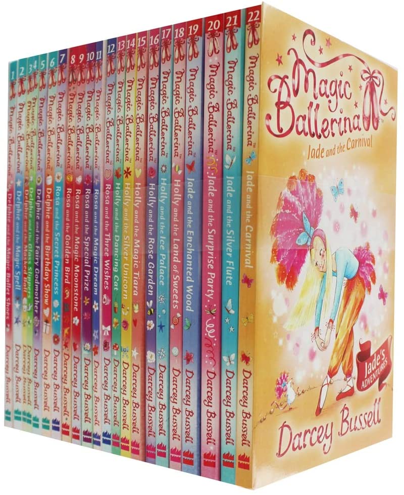 Magic Ballerina 22 Books Collection Set by Darcey Bussell - Delphie, Rosa, Holly & Jade stories - Ages 7-9 - Paperback