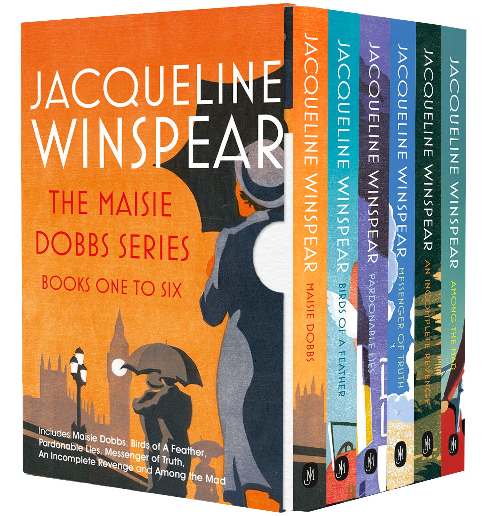 Maisie Dobbs Mystery Series Books 1-6 Collection Set by Jacqueline Winspear - Paperback Box Set - Historical Crime Fiction