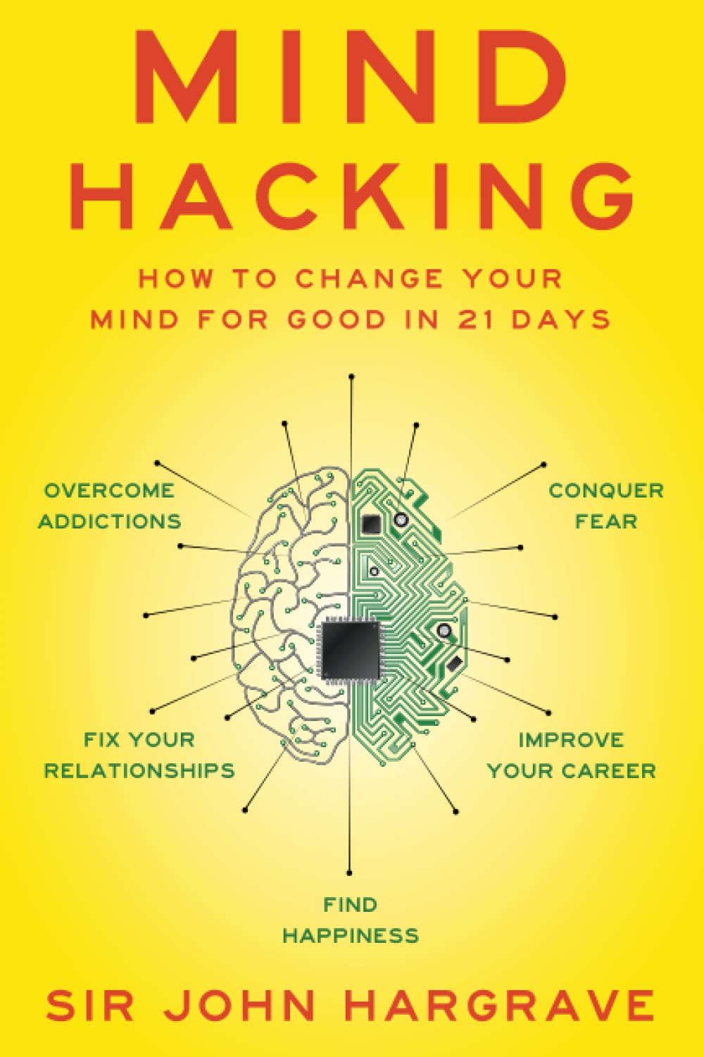Mind Hacking: How to Change Your Mind for Good in 21 Days by Sir John Hargrave - Paperback Self-Help Book