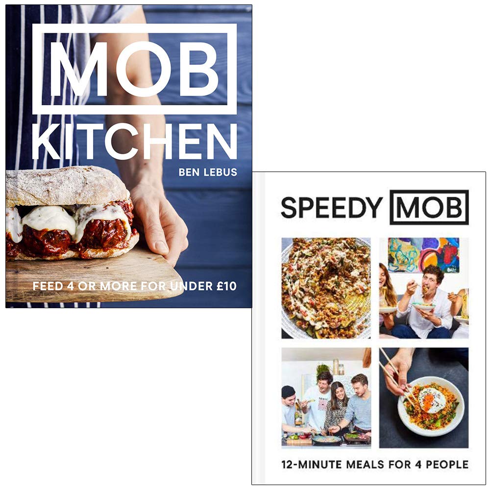 Mob Kitchen Feed and Speedy Mob by Ben Lebus - 2 book paperback cookbook set cover