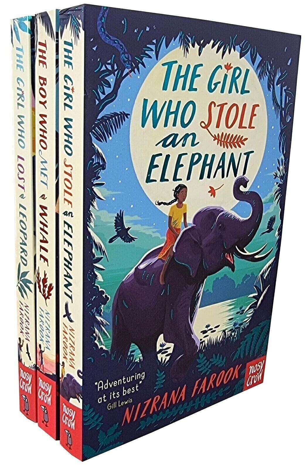Nizrana Farook 3 Books Collection Set paperback covers - Sri Lankan-inspired adventure fiction for children ages 9-12