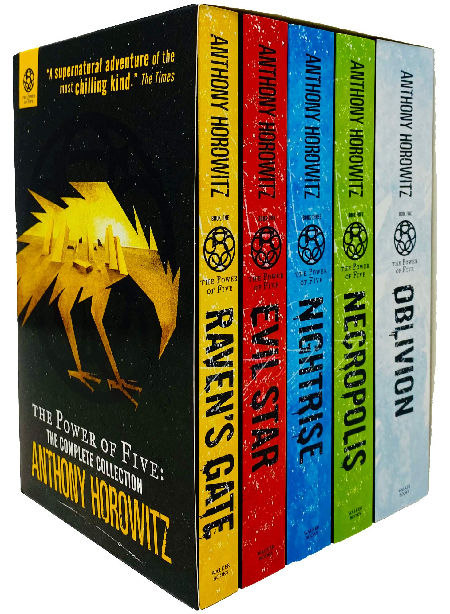 The Power of Five Complete 5 Books Collection Set by Anthony Horowitz - Ravens Gate, Evil Star, Nightrise, Necropolis, Oblivion - Paperback YA Fantasy Box Set