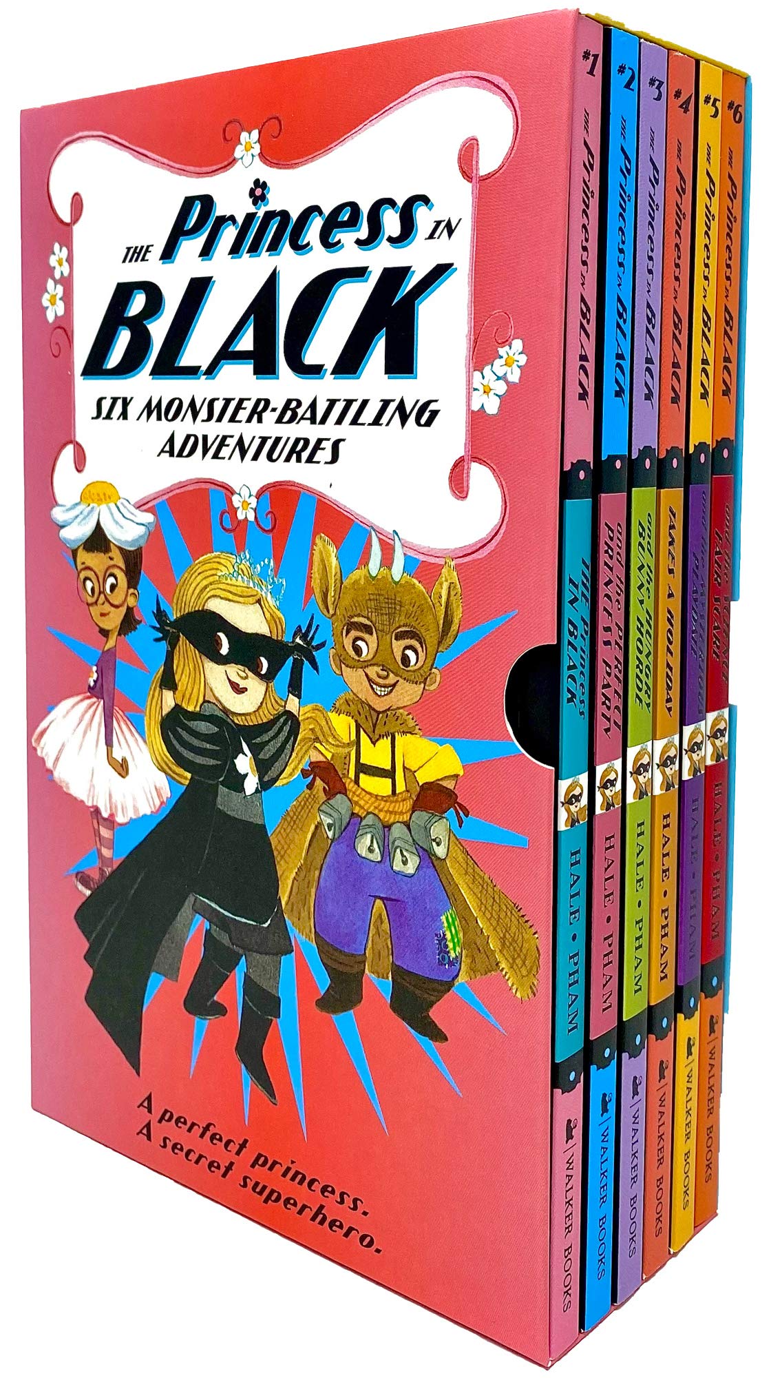 The Princess in Black Monster Battling Adventures 6 Books Collection Set by Shannon & Dean Hale - Paperback - Ages 7-9