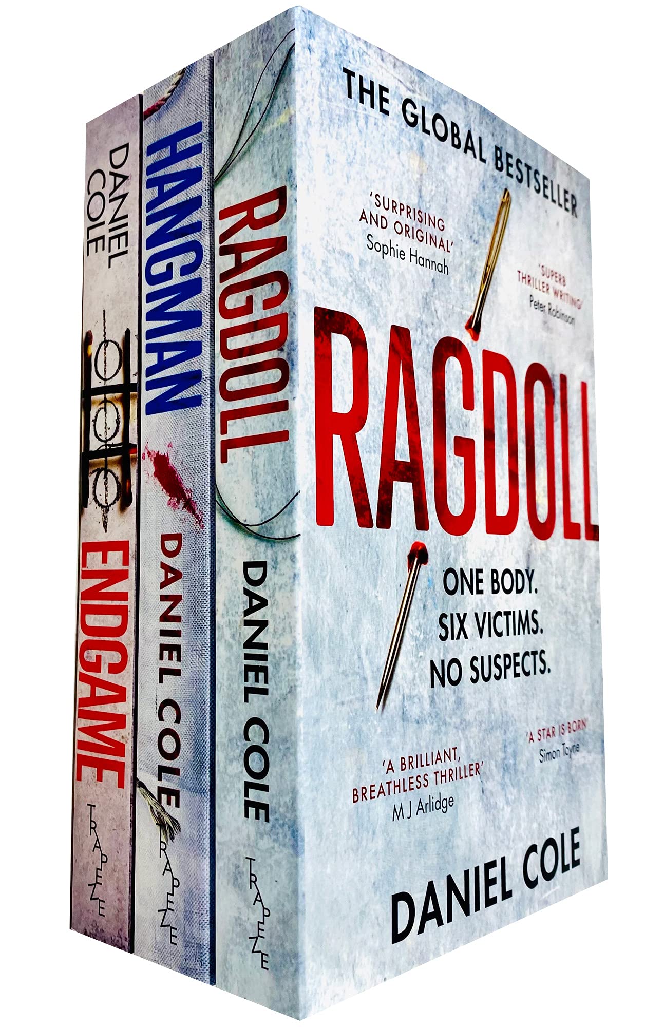 Ragdoll Series by Daniel Cole 3 Books Collection Set (Ragdoll, Hangman & Endgame) - Paperback crime thriller boxed set