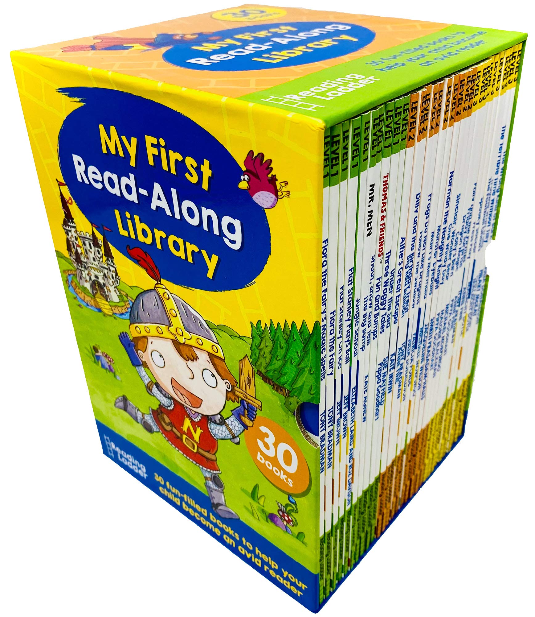 Reading Ladder My First Read-Along Library 30 Books Collection Set - Levels 1-3 Paperback Box Set for Ages 4-8