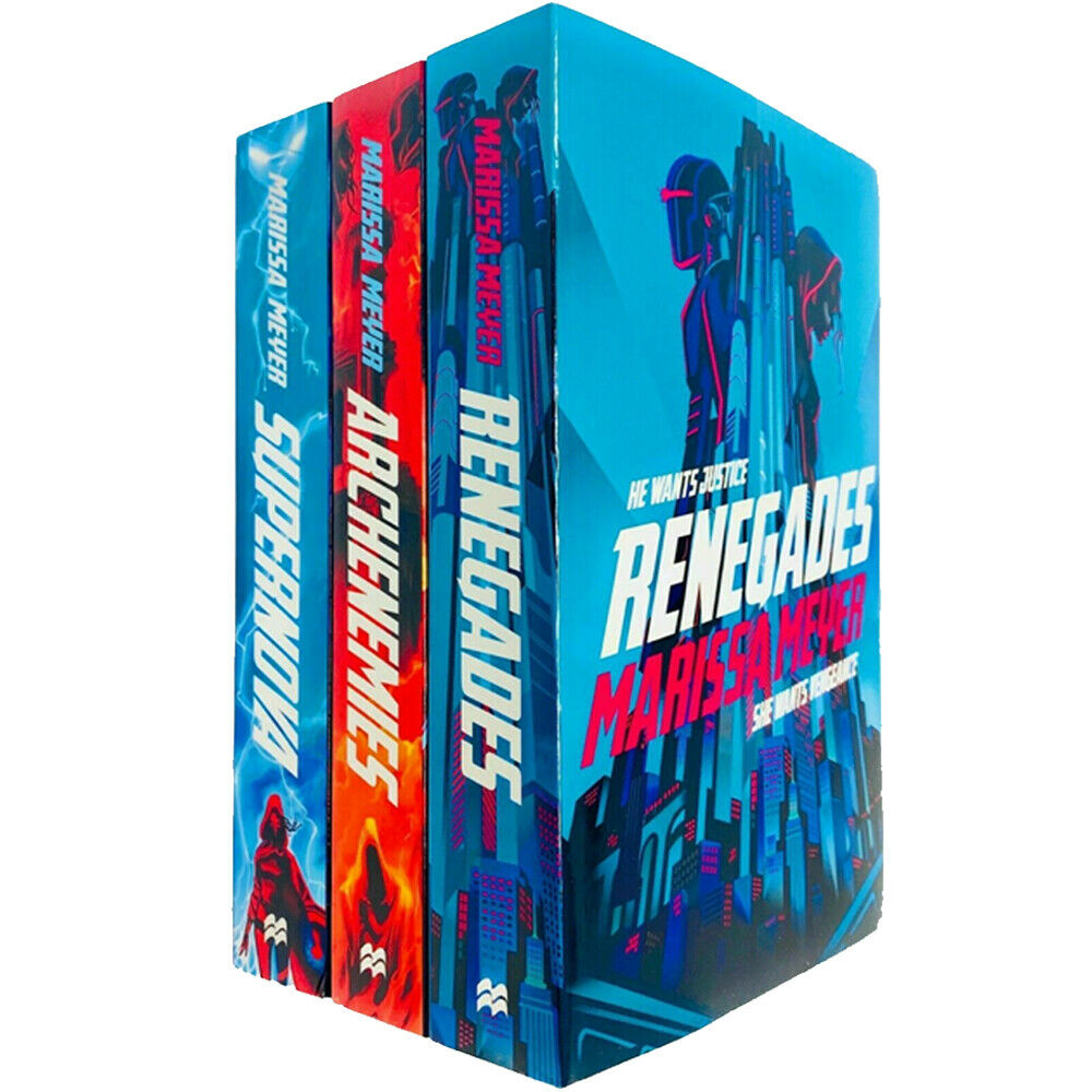 Renegades Series 3 Books Collection Set by Marissa Meyer - Renegades, Archenemies, Supernova - Young Adult Paperback