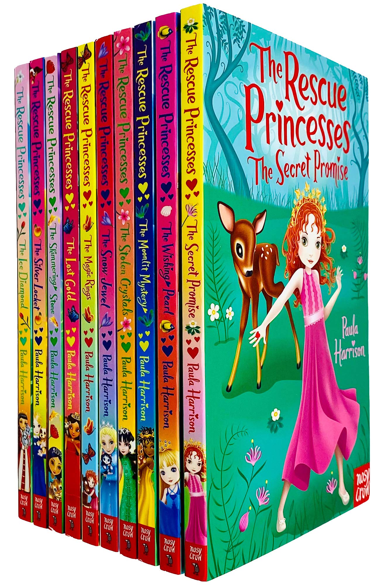 The Rescue Princesses Series Books 1-10 Collection Set by Paula Harrison - Paperback, Ages 7-9