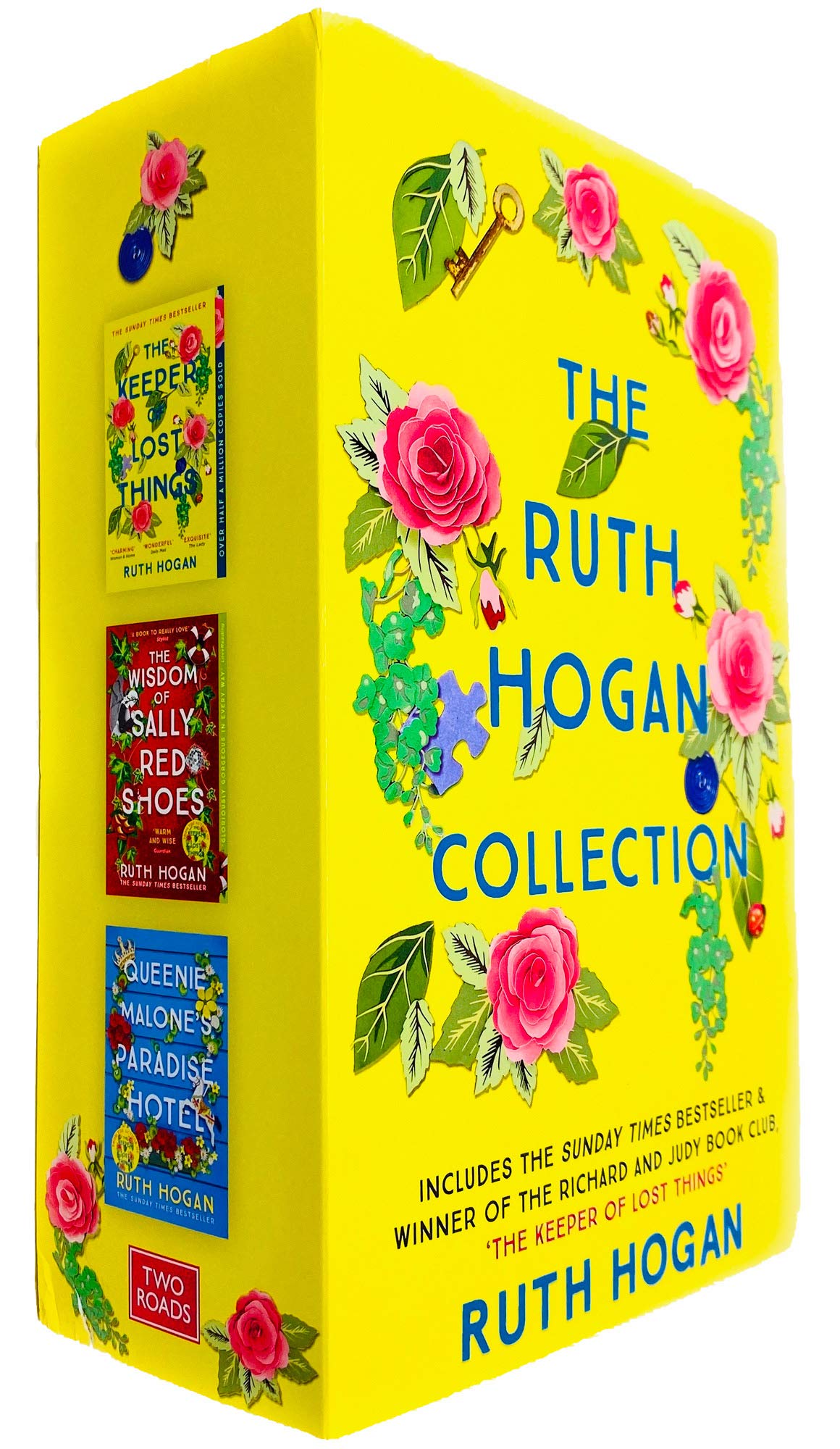Ruth Hogan 3 Books Collection Set - The Keeper of Lost Things, The Wisdom of Sally Red Shoes & Queenie Malone's Paradise Hotel - Paperback Fiction