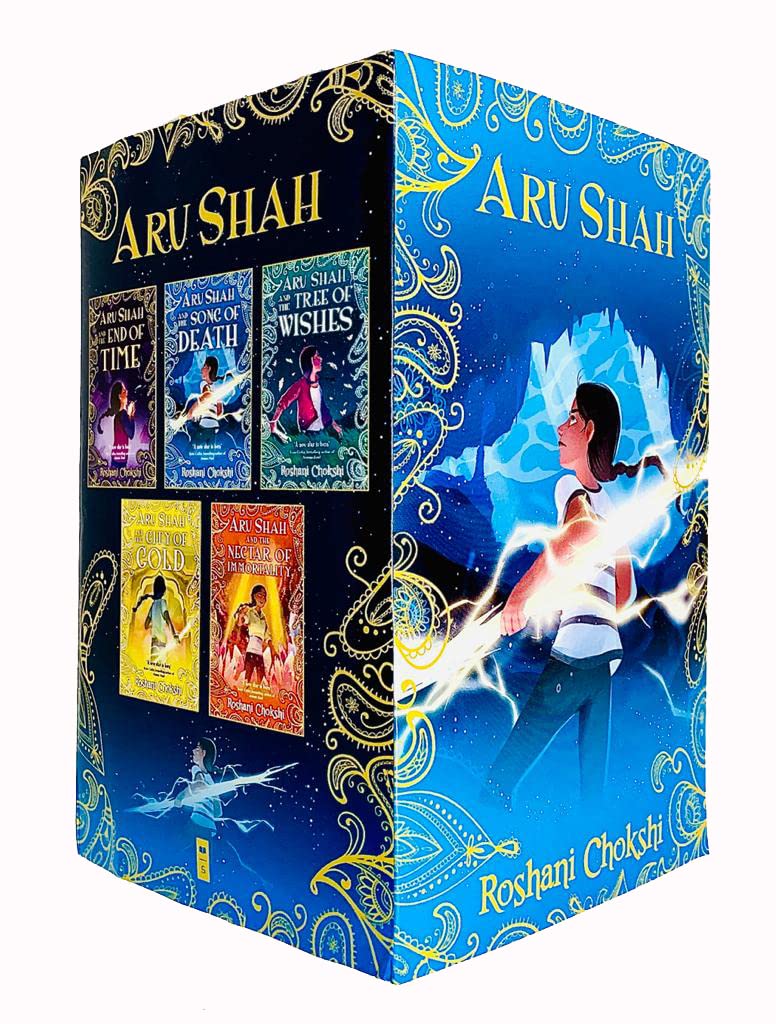 Pandava Rick Riordan Presents Aru Shah Series Books 1-5 Collection by Roshani Chokshi - Lets Buy Books
