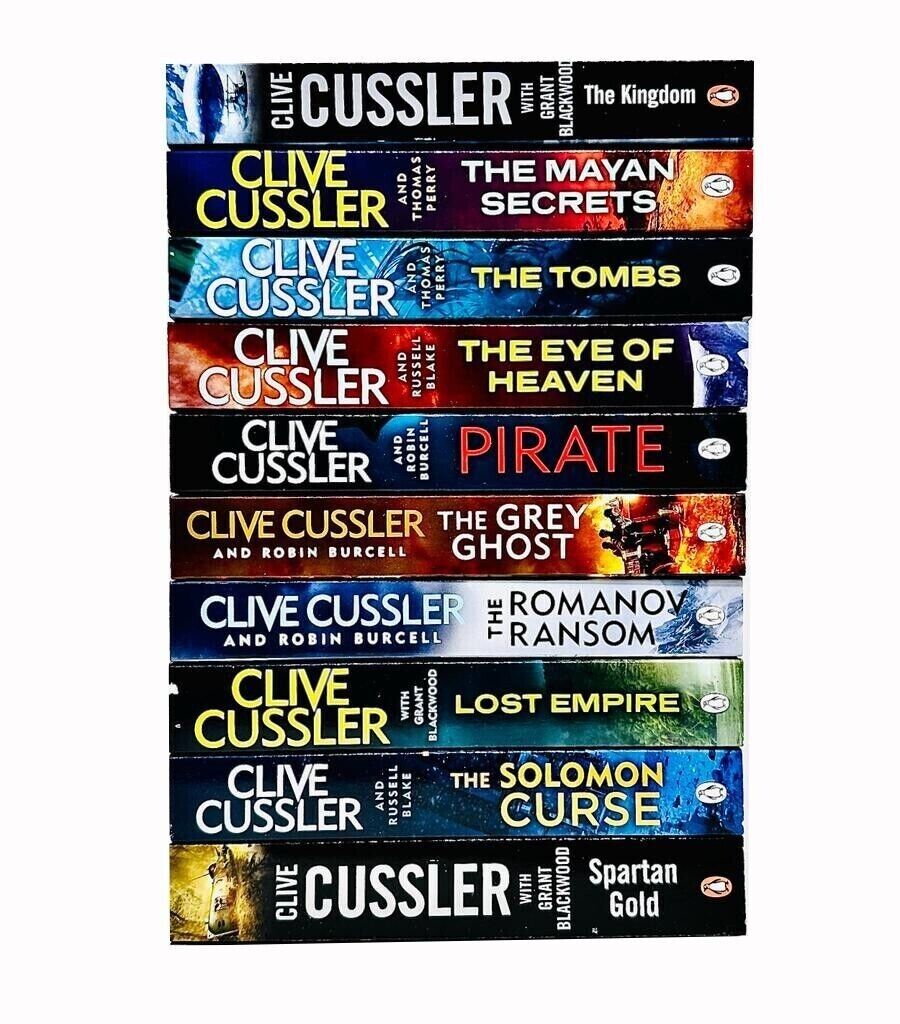 Clive Cussler Fargo Adventures Collection 10 Books Set Spartan Gold, Lost Empire - Lets Buy Books