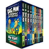 Dog Man The Supa Buddies Mega Collection 1-10 Books Box Set by Dav Pilkey Paperback
