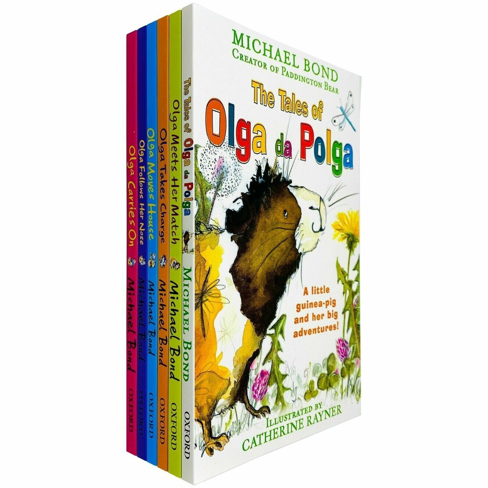 Olga Da Polga Series 6 Books Collection Set by Michael Bond (Meet Her Match) Paperback - Lets Buy Books