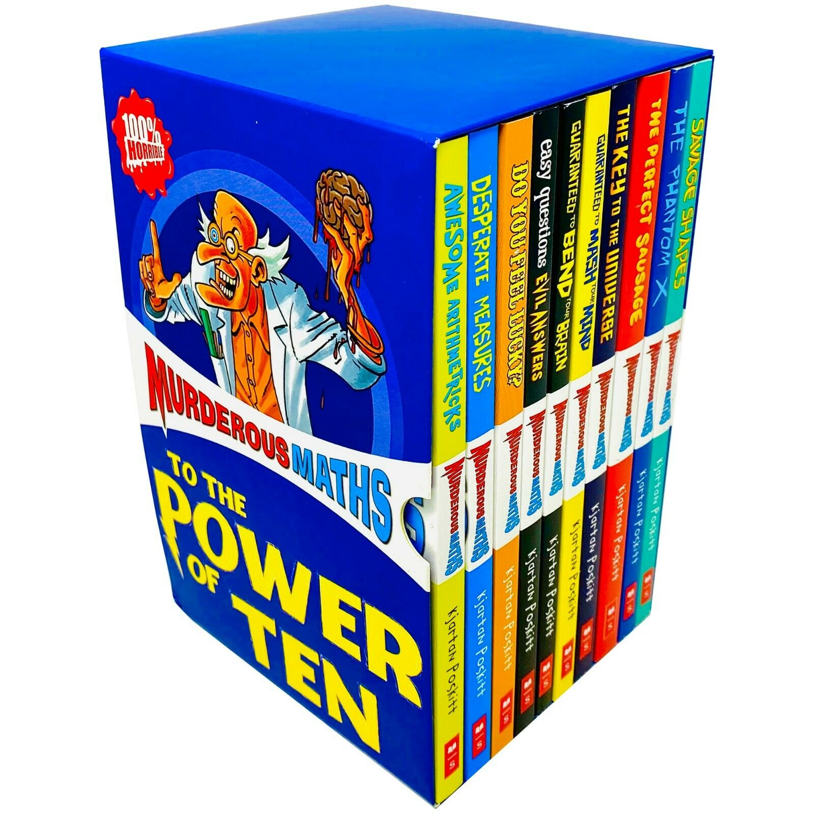 Murderous Maths To The Power of Ten Horrible Series 10 Books Collection Box Set - Lets Buy Books