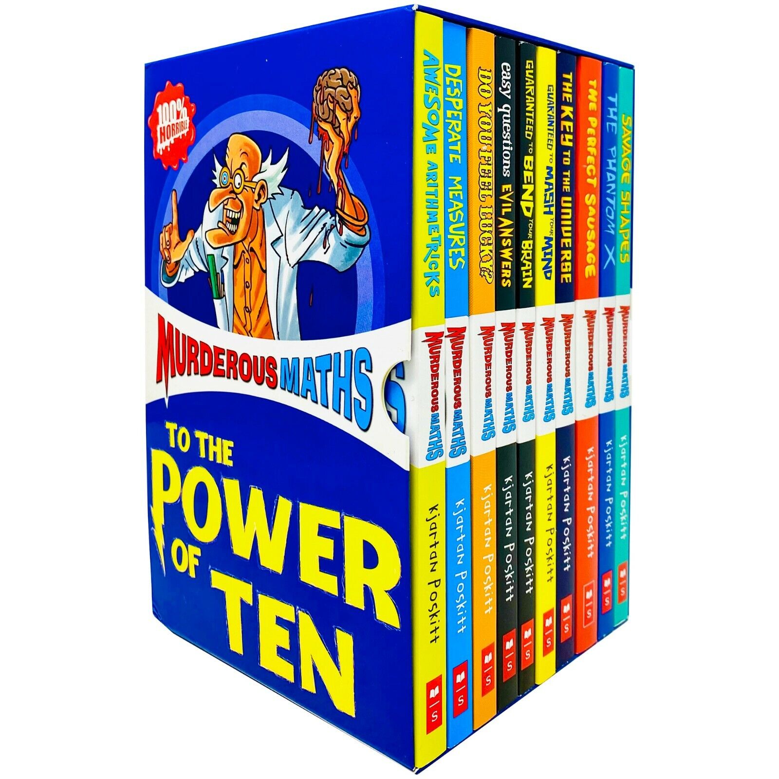 Murderous Maths To The Power of Ten Horrible Series 10 Books Collection Box Set - Lets Buy Books