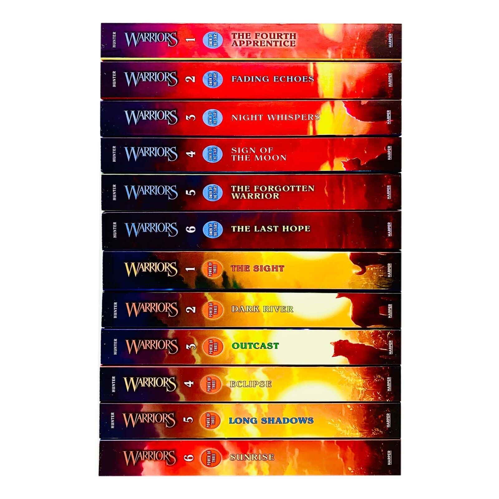 Warrior Cats Volume 13 to 24 Books Collection Set by Erin Hunter - Lets Buy Books
