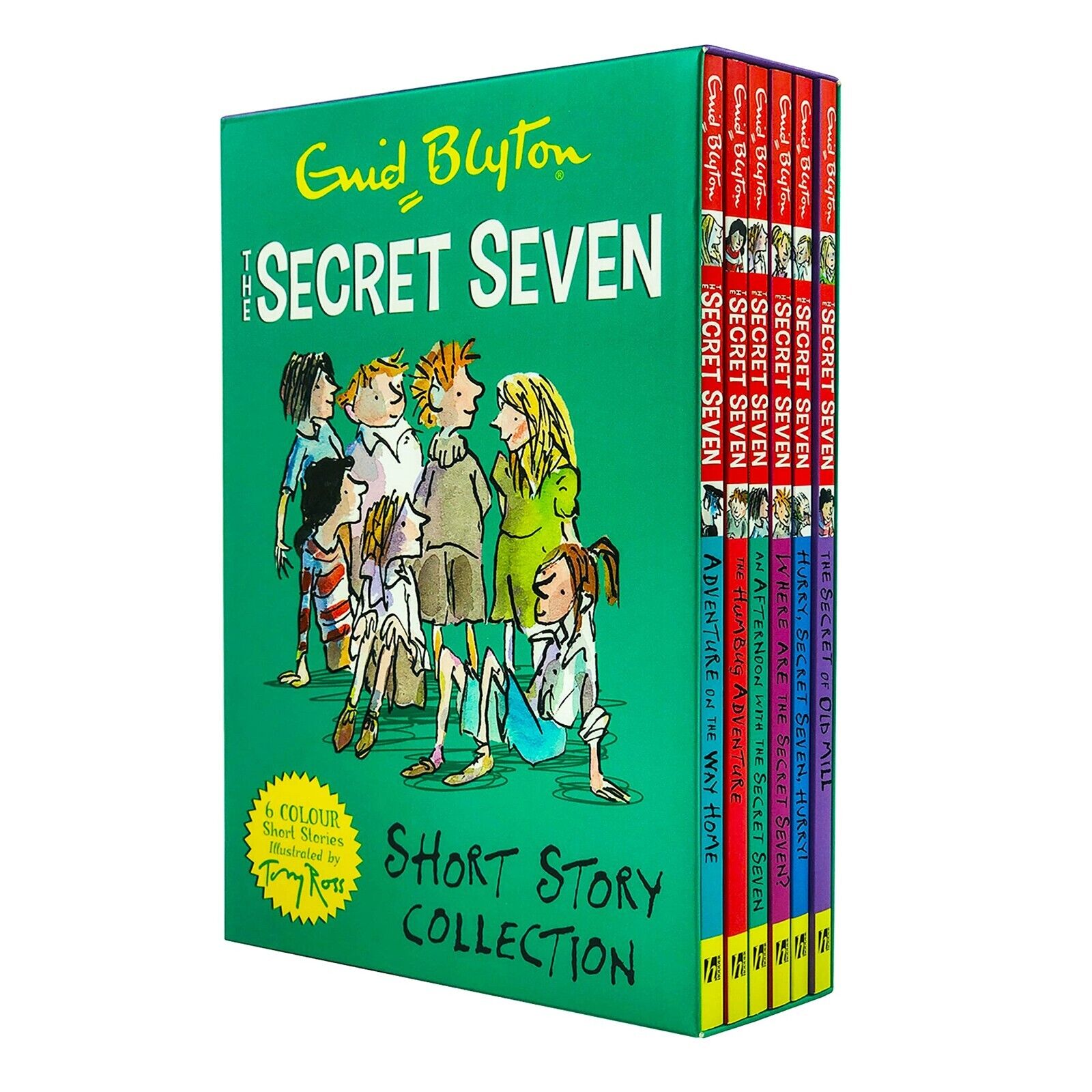 Secret Seven Short Story Collection 6 Books Box Set by Enid Blyton - Ages 7-11 - Paperback