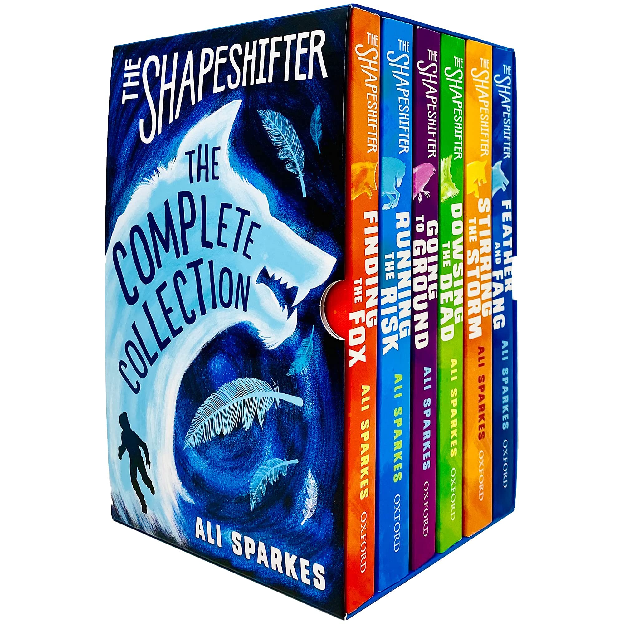 The Shapeshifter Series 6 Books Collection Box Set by Ali Sparkes - Paperback - Ages 9-14 - Finding the Fox, Running the Risk, Feather and Fang, Stirring the Storm, Dowsing the Dead, Going to Ground