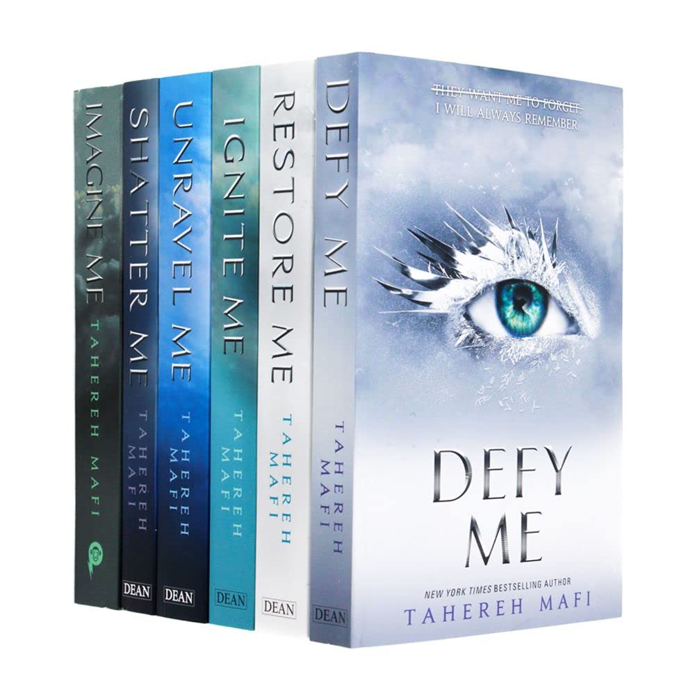 Shatter Me Series 6 Books Collection Set by Tahereh Mafi - Shatter Me, Unravel Me, Ignite Me, Restore Me, Defy Me, Imagine Me - Paperback Young Adult Box Set