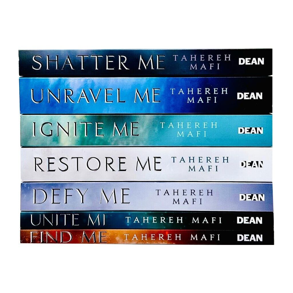 Shatter Me Series 7 Books Collection Set by Tahereh Mafi - full paperback set displayed