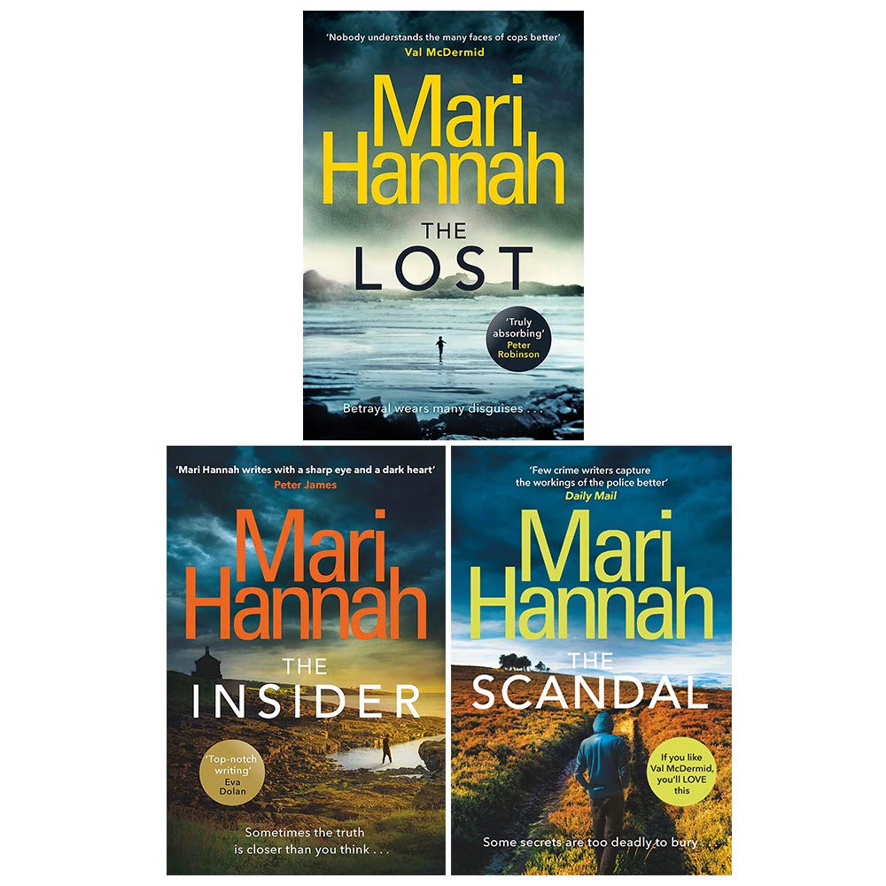 Stone and Oliver Series by Mari Hannah 3 Books Collection Set - The Lost, The Insider, The Scandal - Paperback