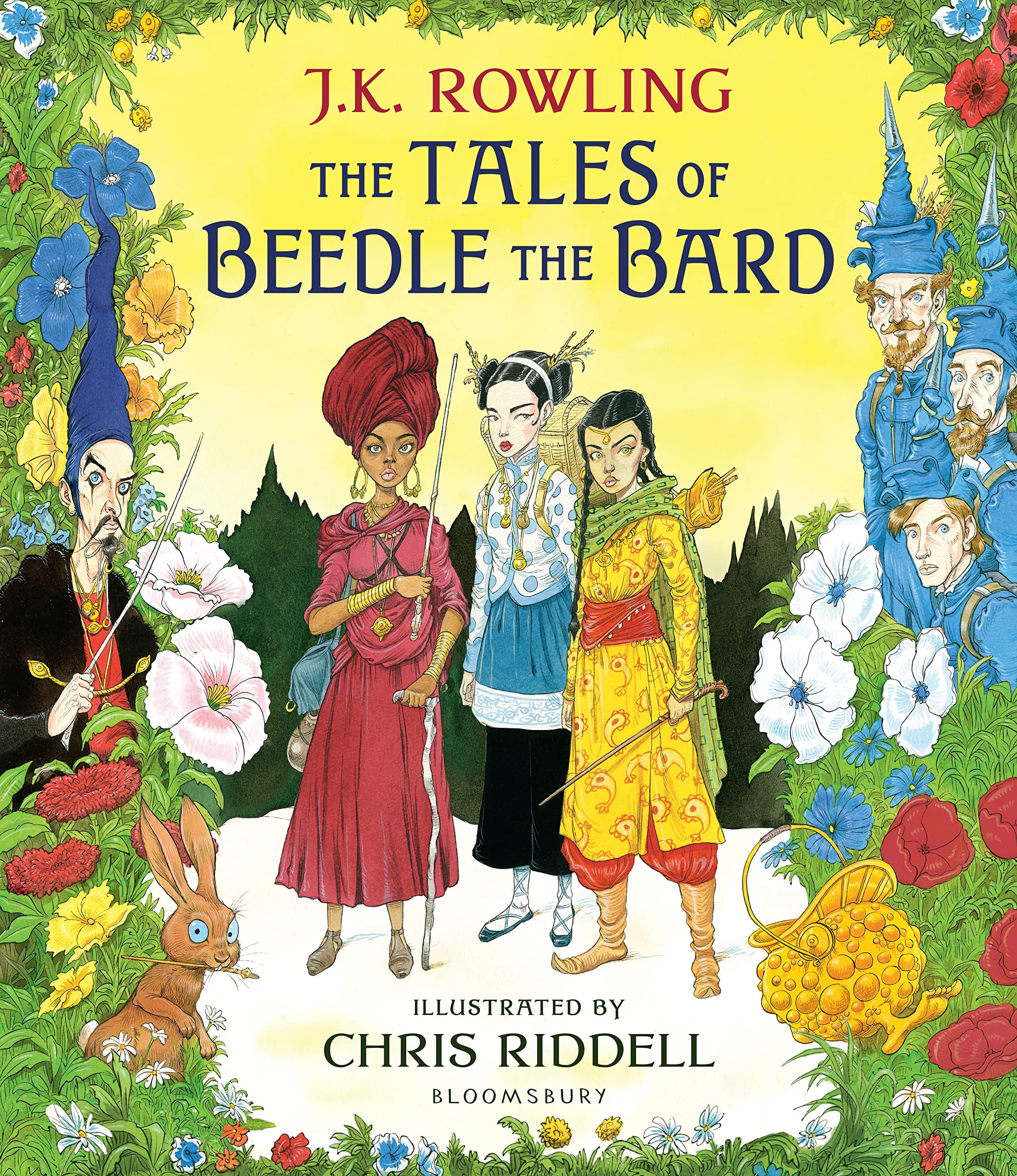 The Tales of Beedle the Bard Illustrated Edition by J.K. Rowling, illustrated by Chris Riddell - Hardback gift edition, part of 2 book set with Seven and a Half Lessons About the Brain