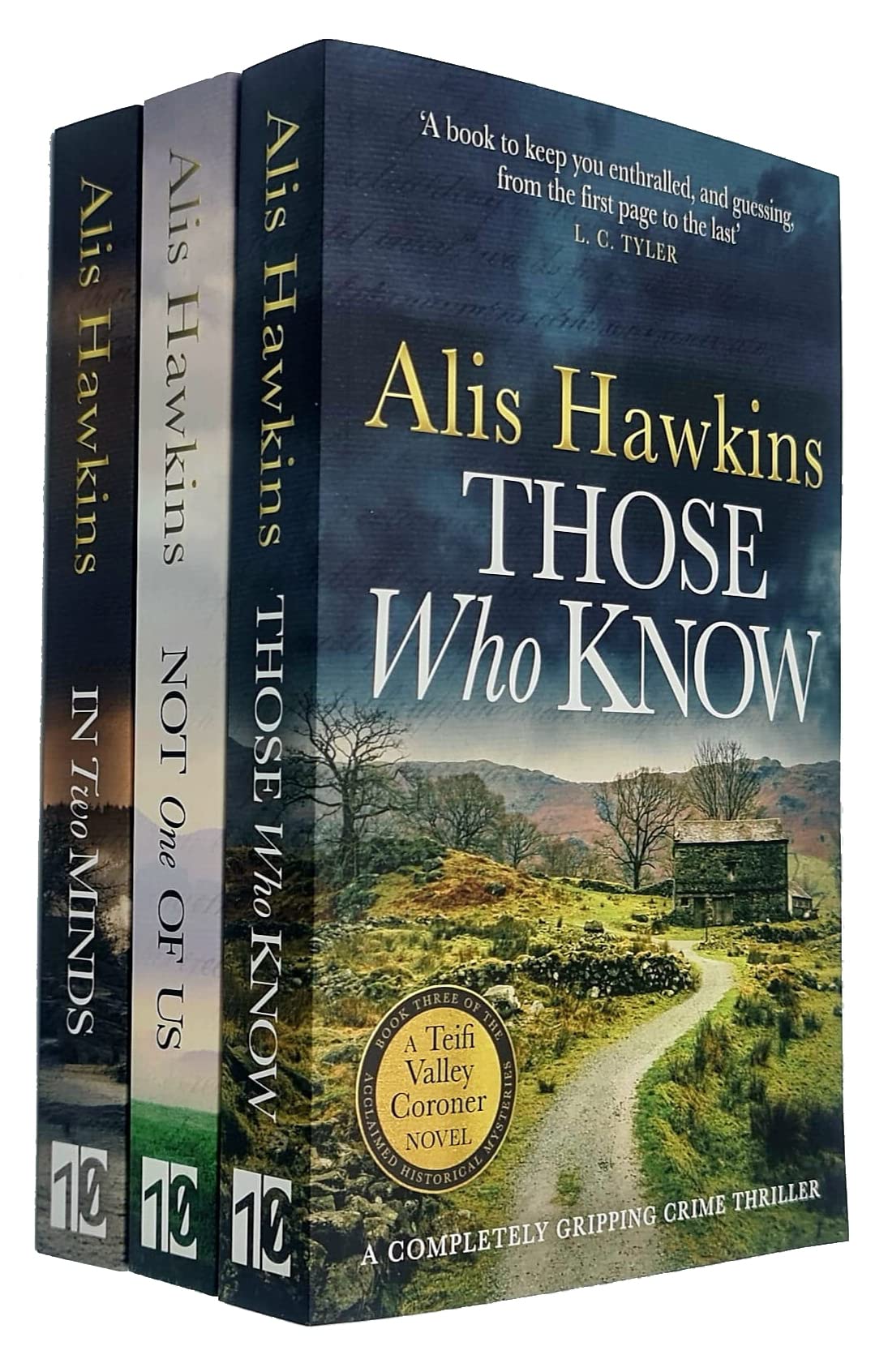 The Teifi Valley Coroner Series 3 Books Collection Set by Alis Hawkins - Those Who Know, In Two Minds, Not One Of Us - Paperback